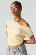 One Shoulder Knit Top