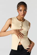 Veste boutonnée en tricot