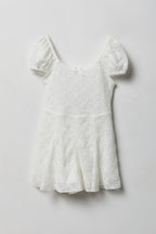 Girls Lace Romper Dress