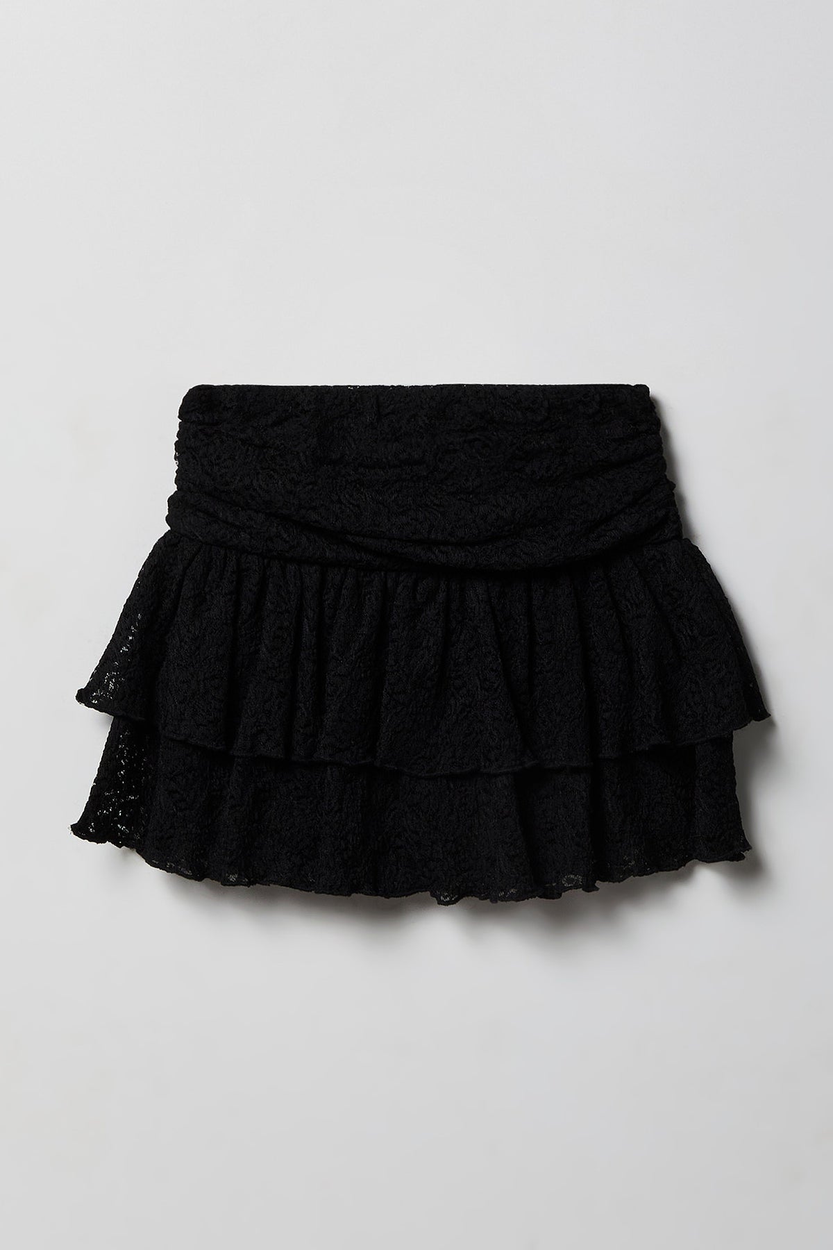 Alt View 5. Girls Lace Tee & Skort Set - Black
