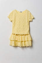 Girls Lace Tee & Skort Set