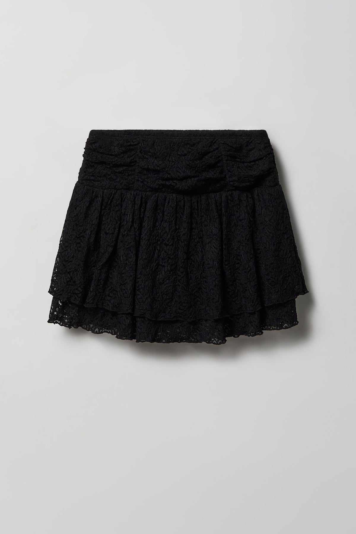 Vue alternative 5. Ensemble avec débardeur en dentelle et jupe-short pour fille