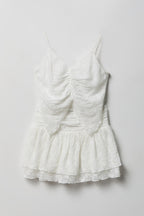Girls Lace Tank & Skort Set