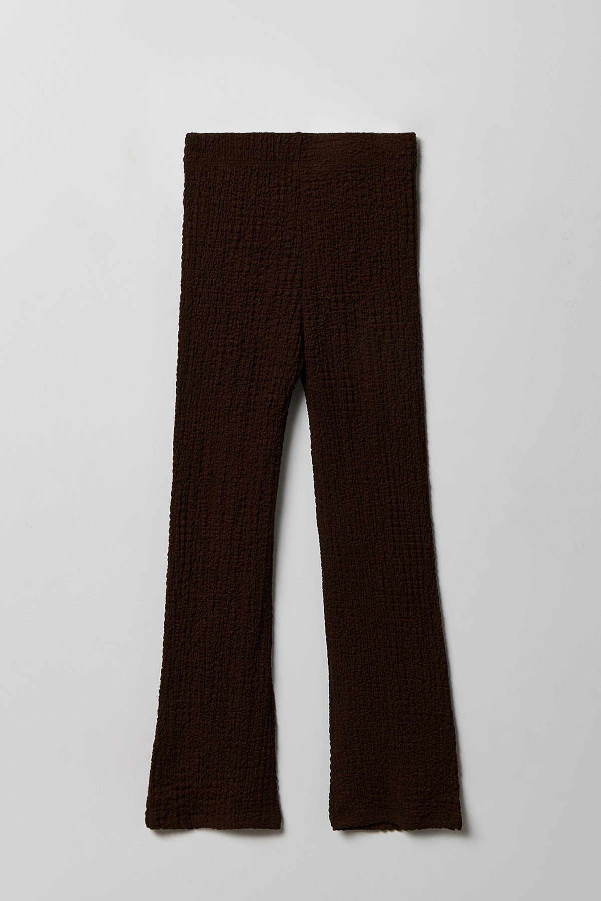Alt View 4. Girls Textured Top & Pant Set - Brown