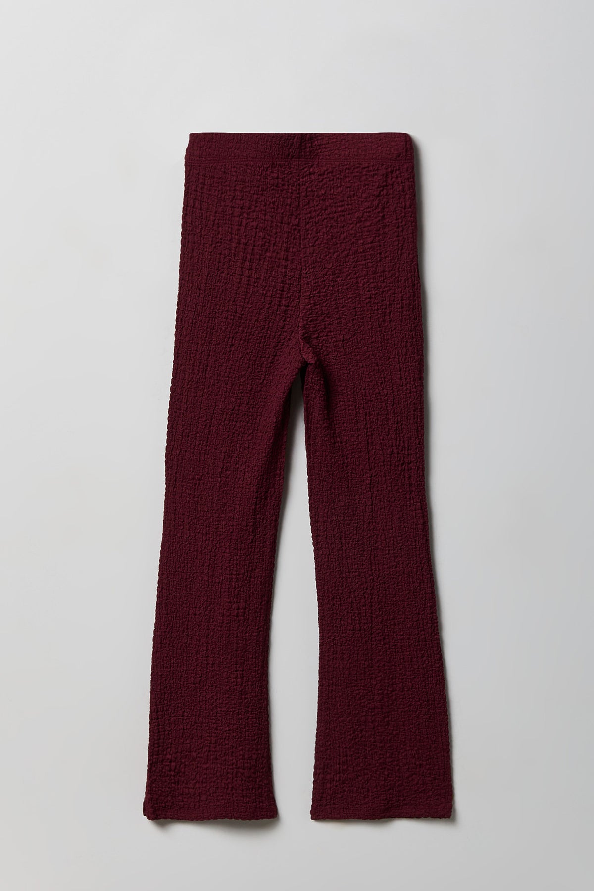Alt View 5. Girls Textured Top & Pant Set - Burgundy