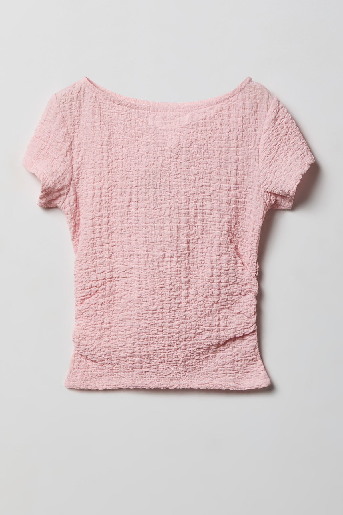 Vue alternative 2. Ensemble avec haut texturé et pantalon pour fille