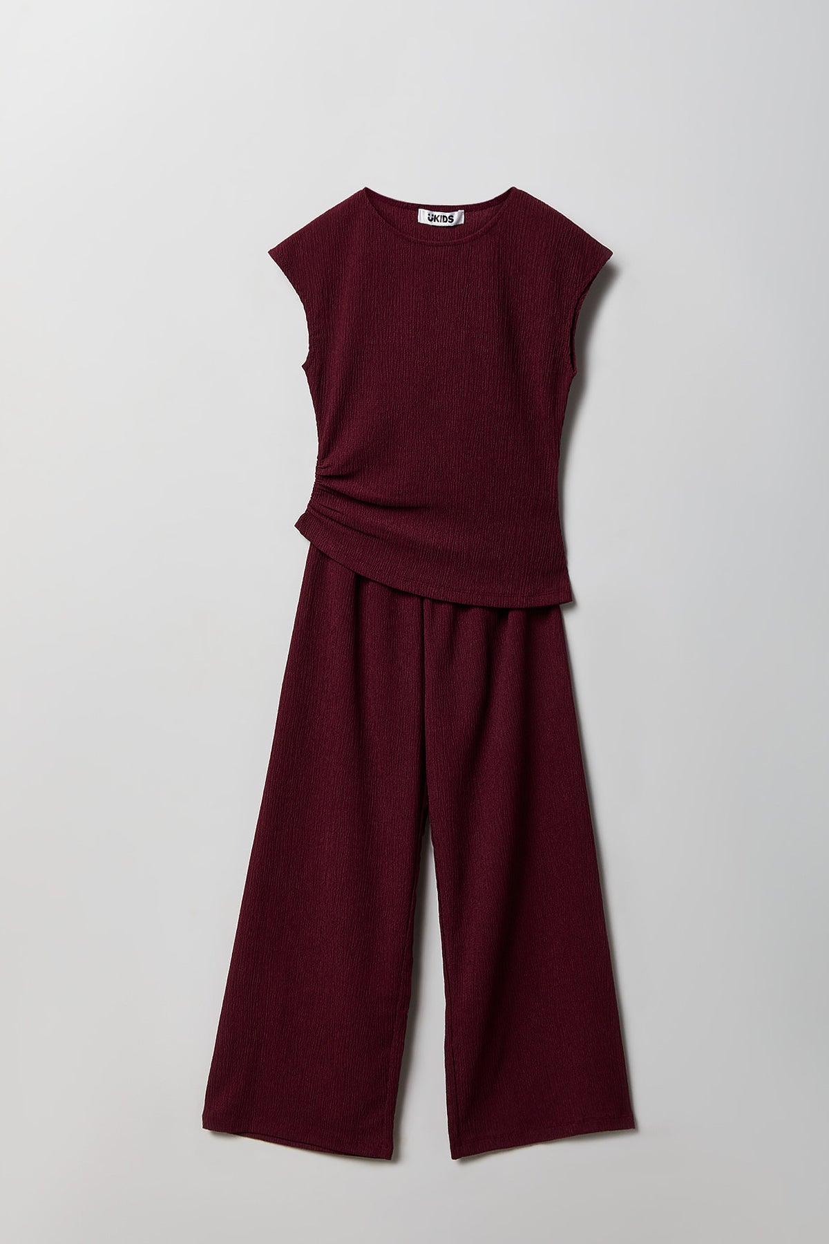 Ensemble avec haut texturé et pantalon pour fille