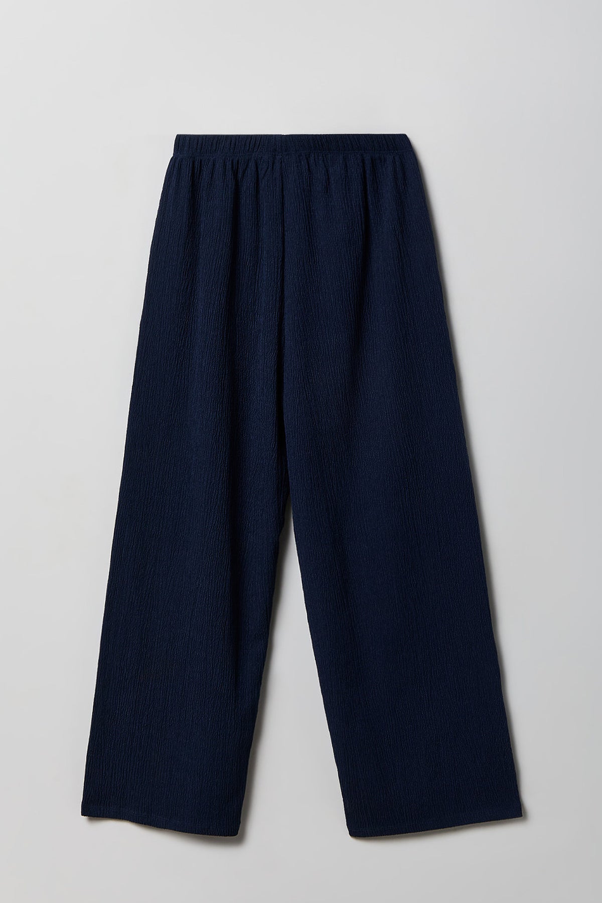 Vue alternative 5. Ensemble avec haut texturé à attaches latérales et pantalon pour fille