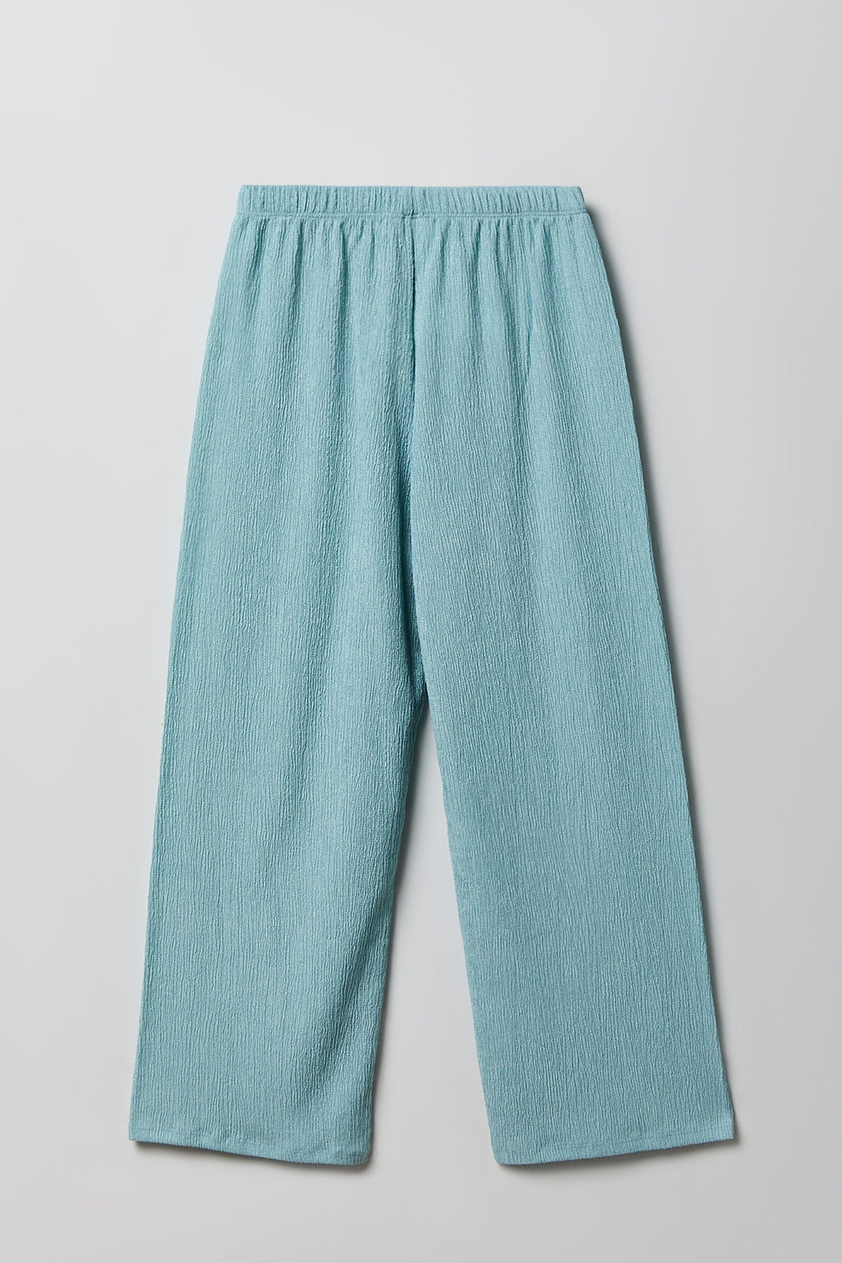 Vue alternative 5. Ensemble avec haut texturé à attaches latérales et pantalon pour fille