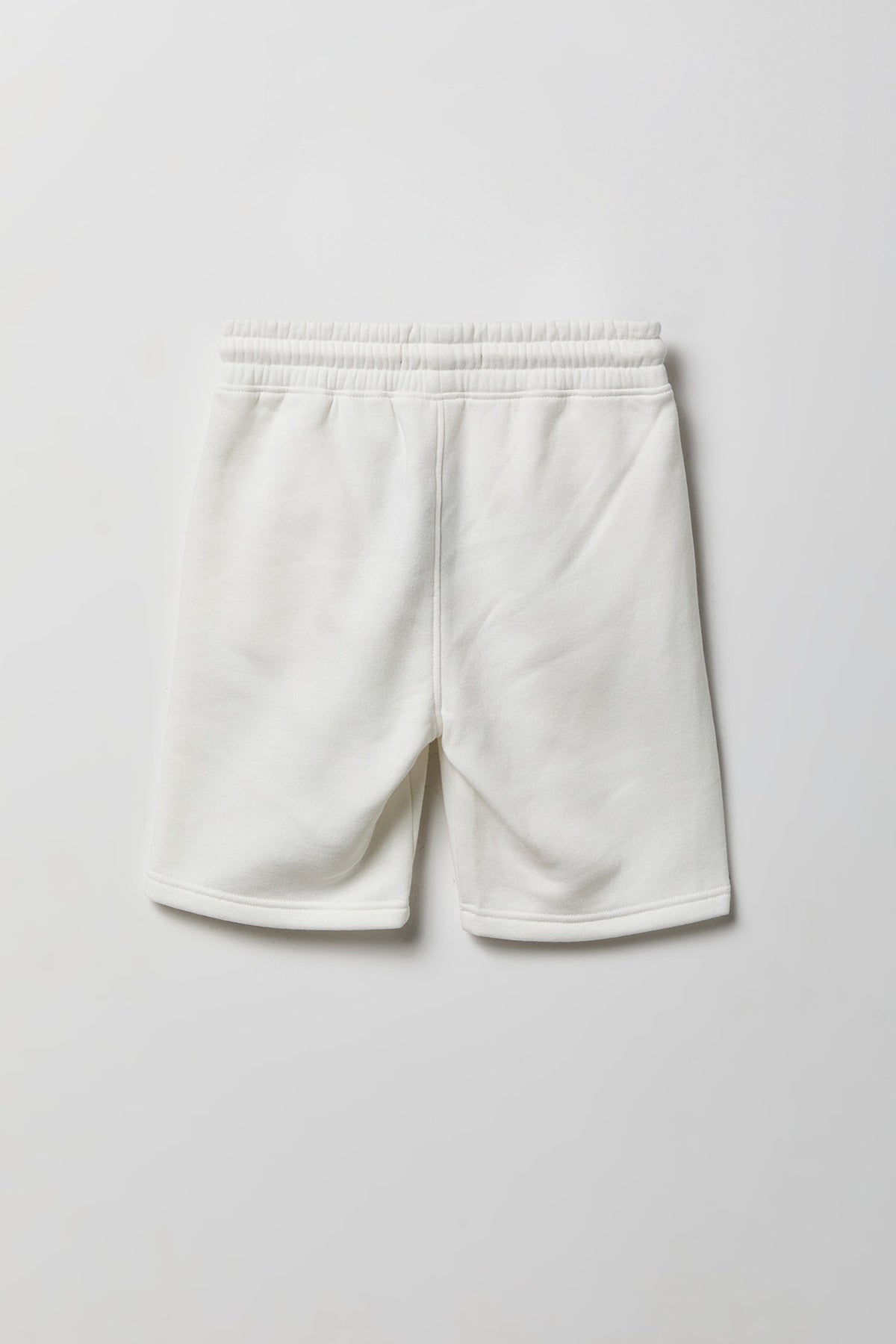 Alt View 2. Boys Graphic Fleece Short - White
