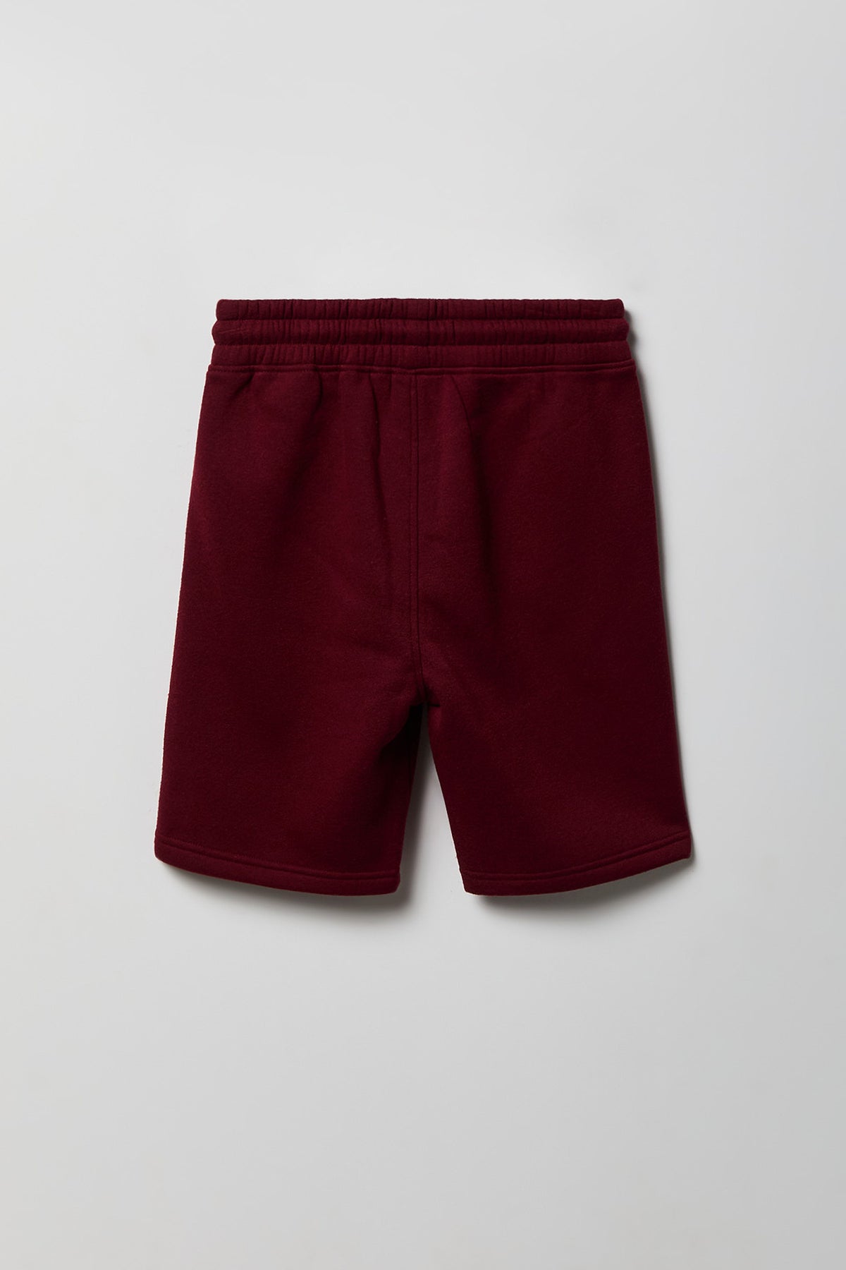 Alt View 2. Boys Graphic Fleece Short - Burgundy