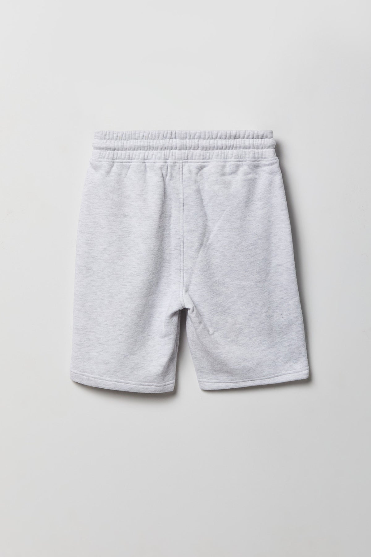 Alt View 2. Boys Graphic Fleece Short - Light Grey