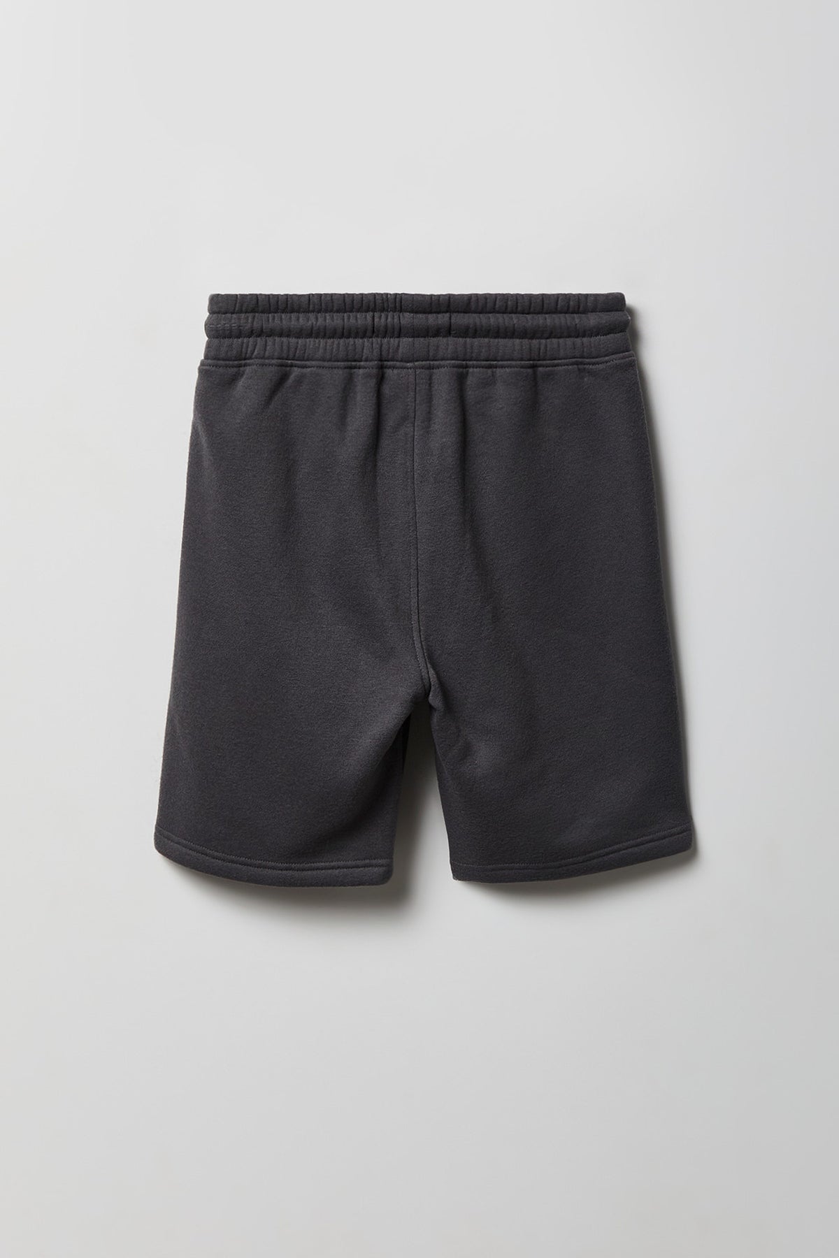 Alt View 2. Boys Graphic Fleece Short - Grey Blue