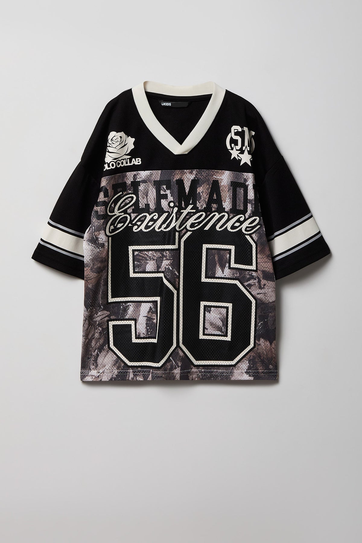 Boys Graphic Mesh Football Jersey - Camouflage