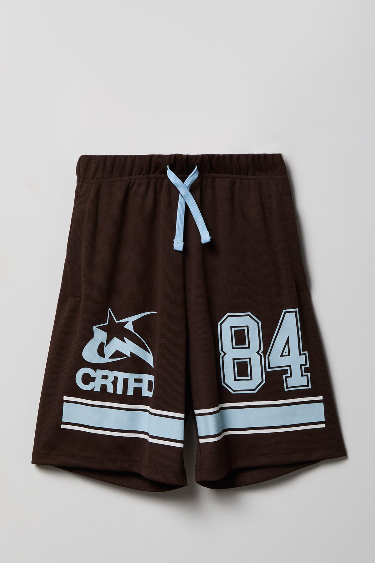 Boys Graphic Fleece Short - Brown