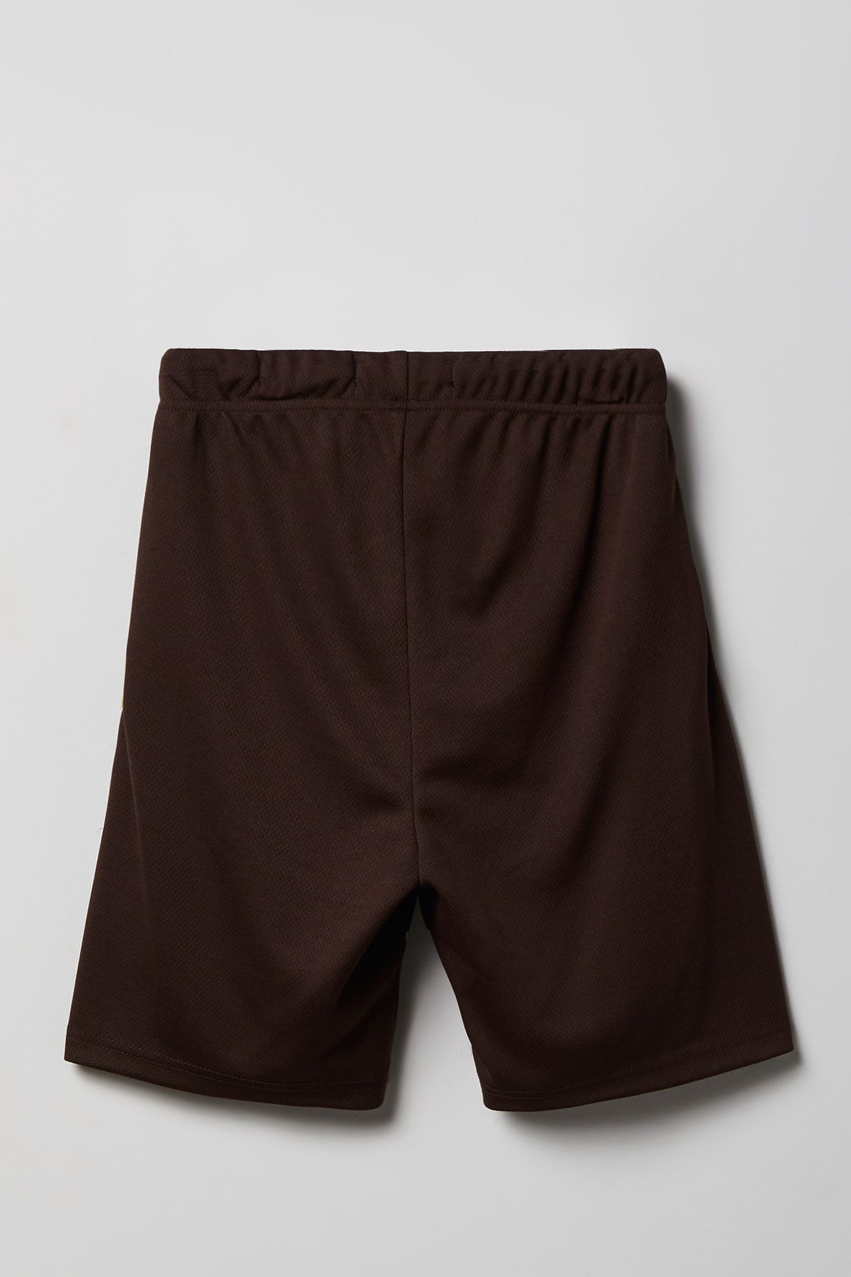 Alt View 2. Boys Graphic Fleece Short - Brown