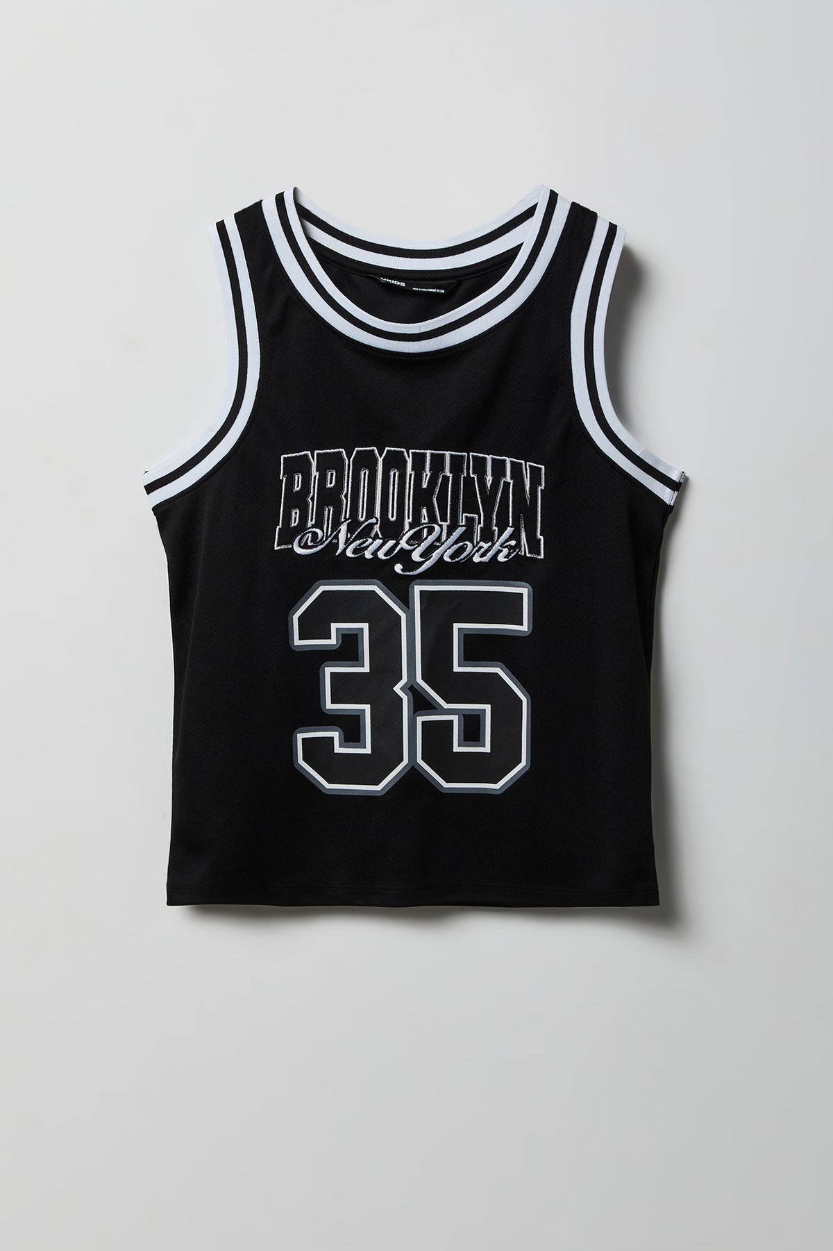 Boys Graphic Mesh Jersey - Black