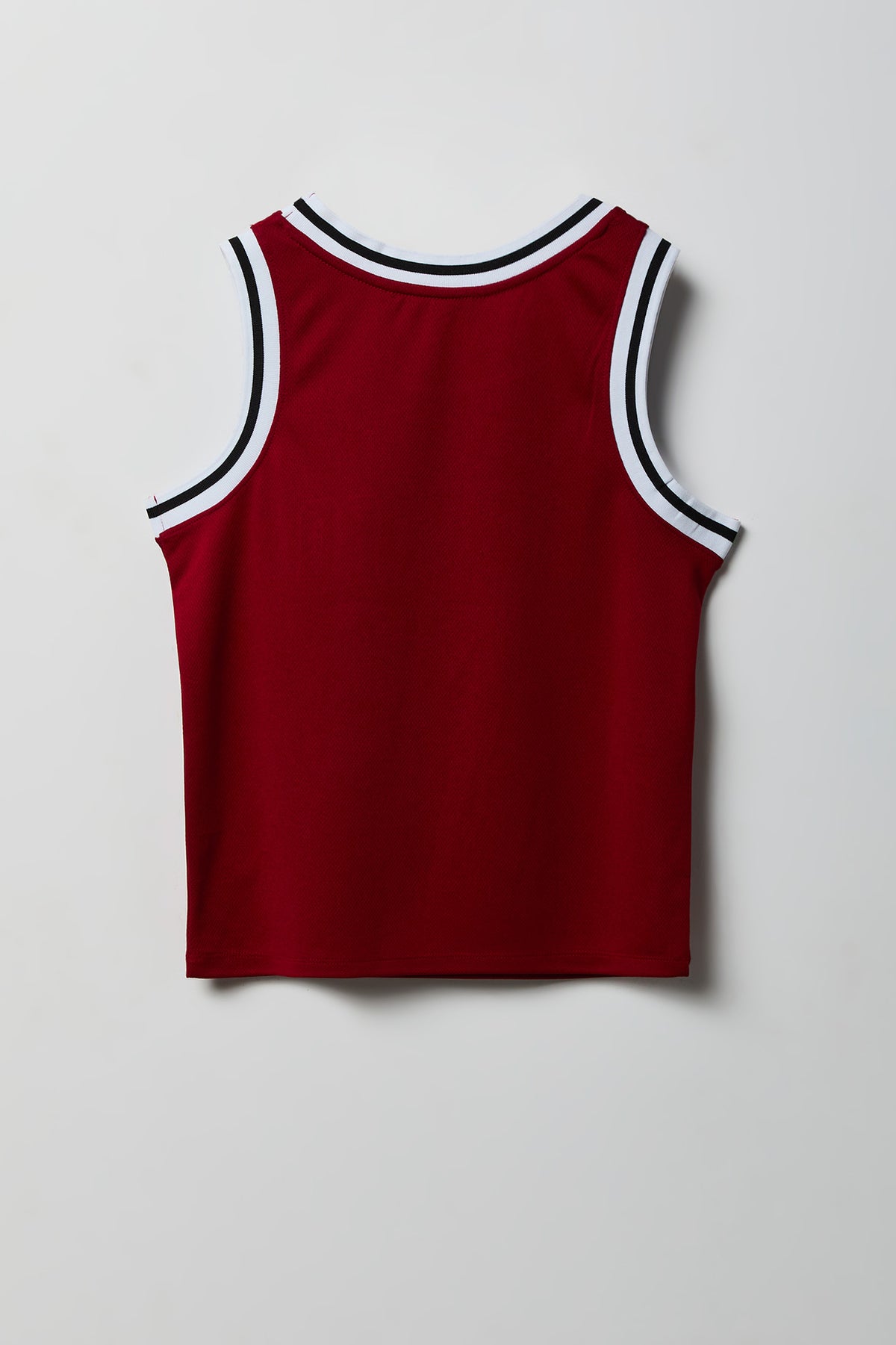 Alt View 2. Boys Graphic Mesh Jersey - Red