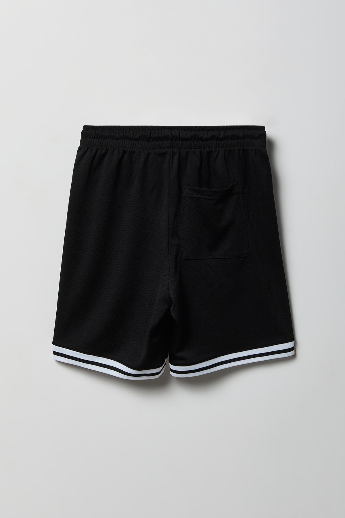 Alt View 2. Boys Graphic Mesh Short - Black