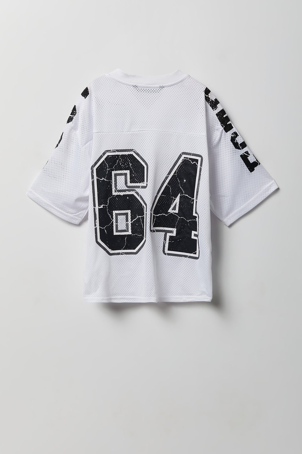Alt View 2. Boys Mesh Football Jersey - White