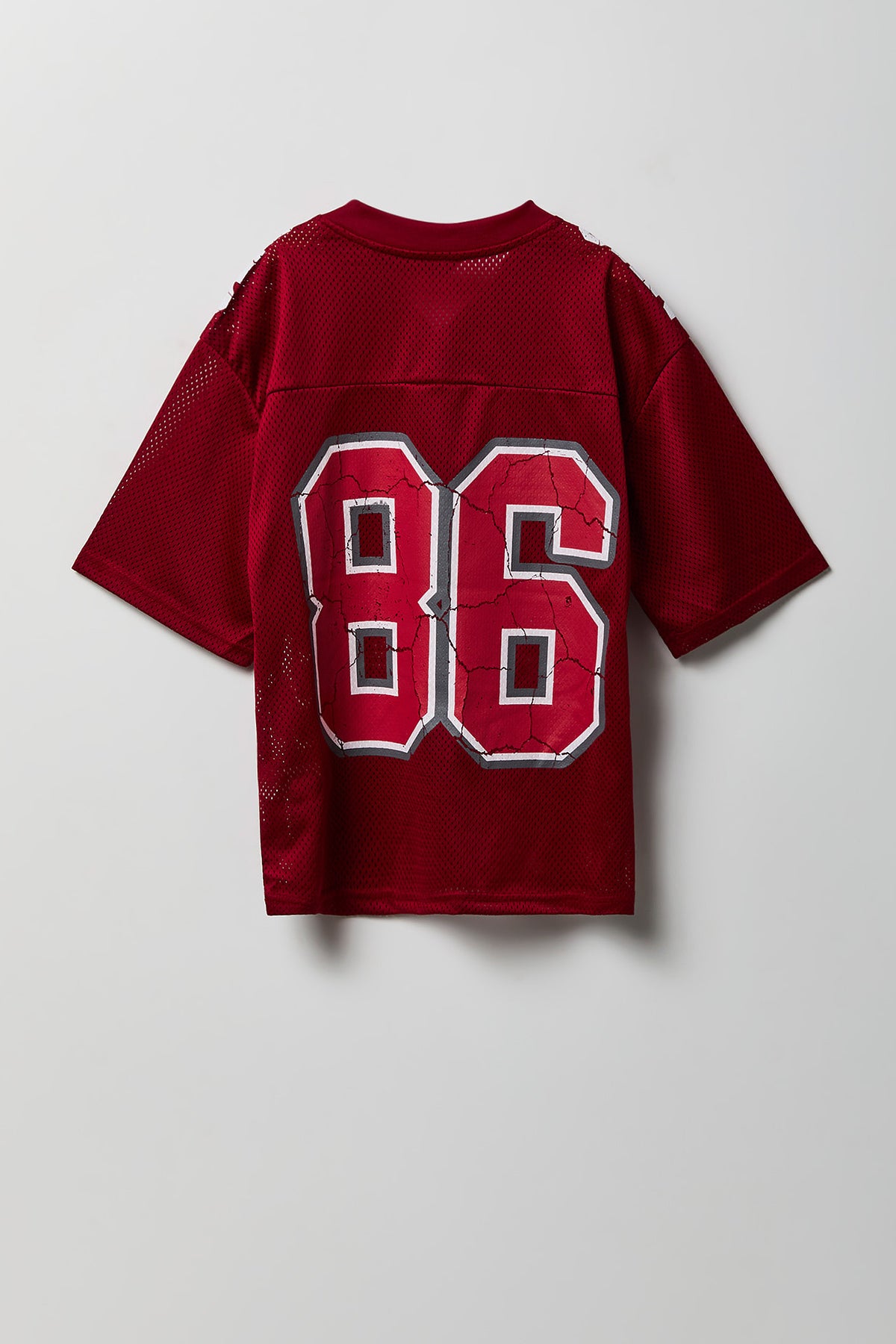 Alt View 2. Boys Mesh Football Jersey - Red