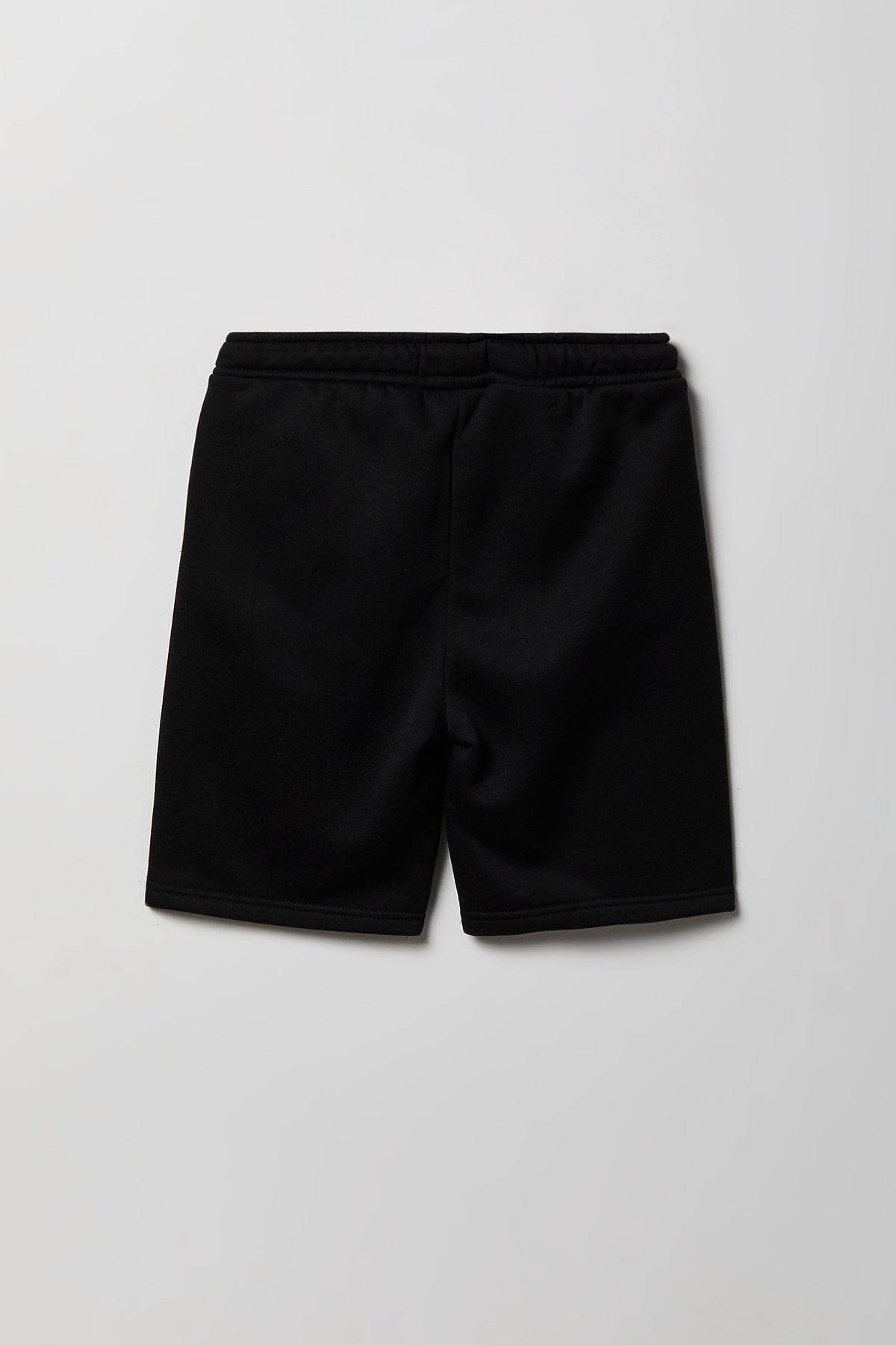 Alt View 2. Boys Graphic Fleece Short - Black