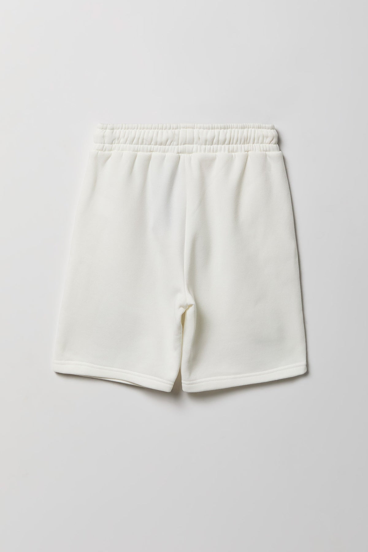 Alt View 2. Boys Graphic Fleece Short - White