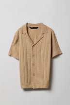 Haut boutonné en tricot pour garçon
