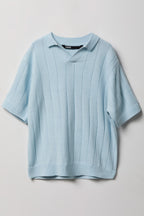 Haut en tricot avec col pour garçon
