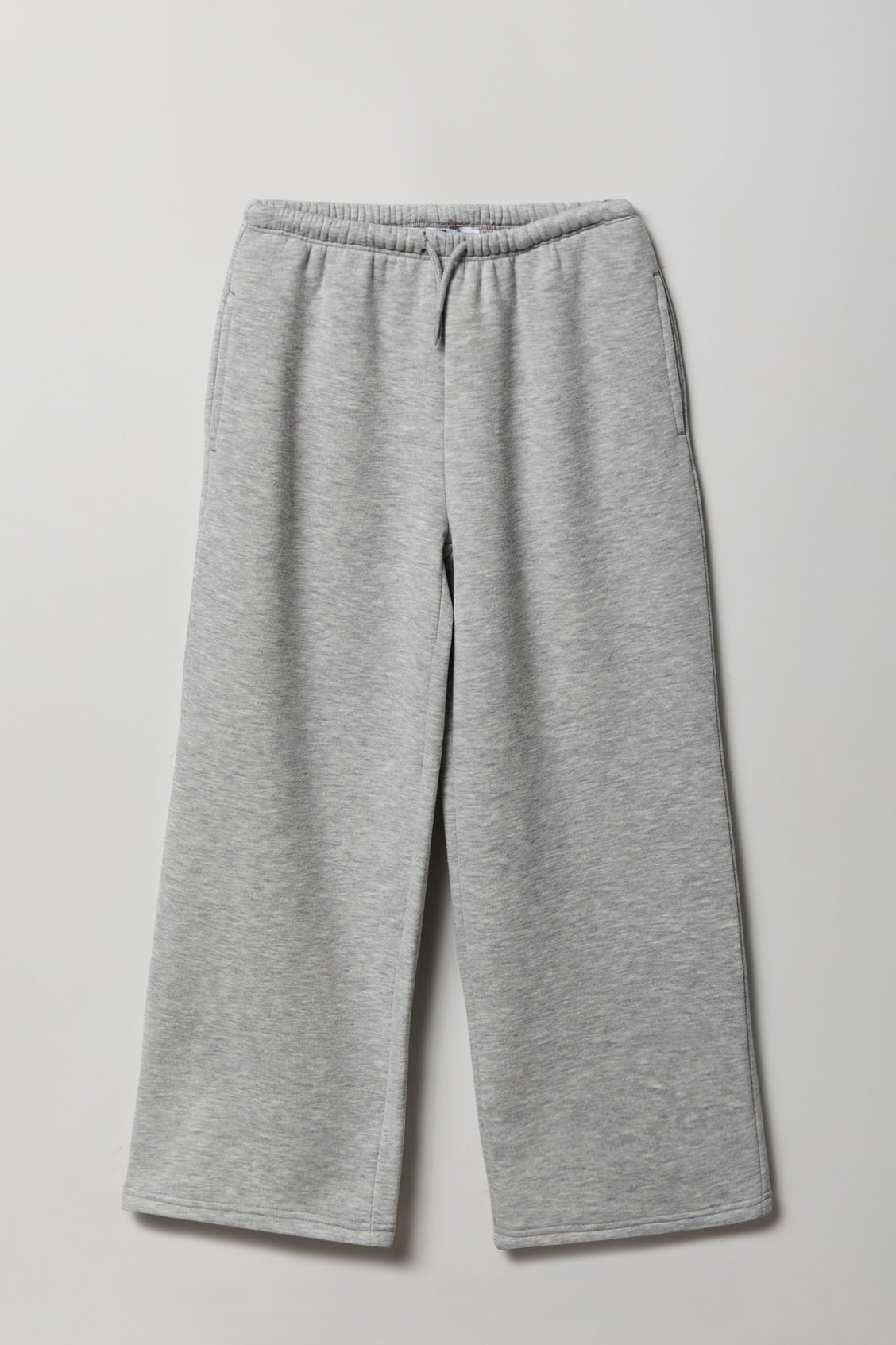 Pantalon d'entraînement à jambe large en molleton de luxe pour fille