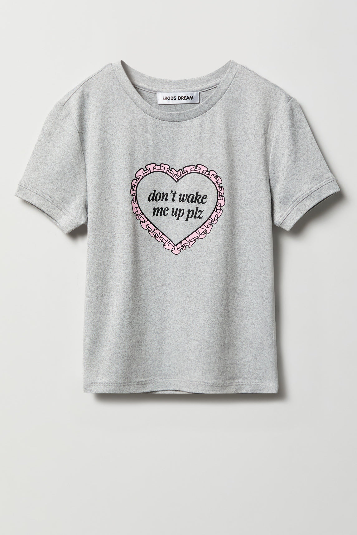 Vue alternative 2. Ensemble pyjama avec t-shirt imprimé et jogger en peluche pour fille