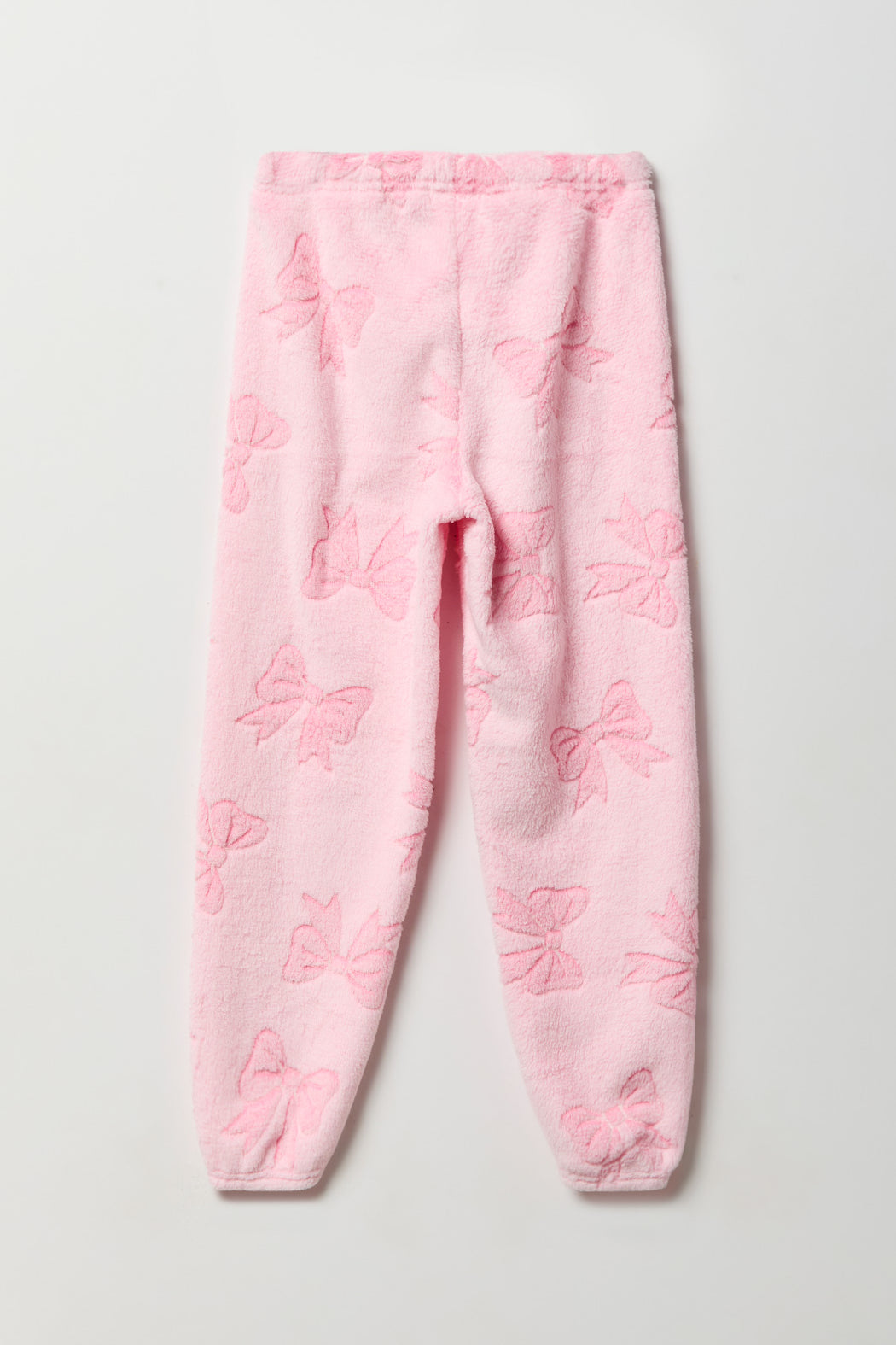 Vue alternative 5. Ensemble pyjama avec t-shirt imprimé et jogger en peluche pour fille