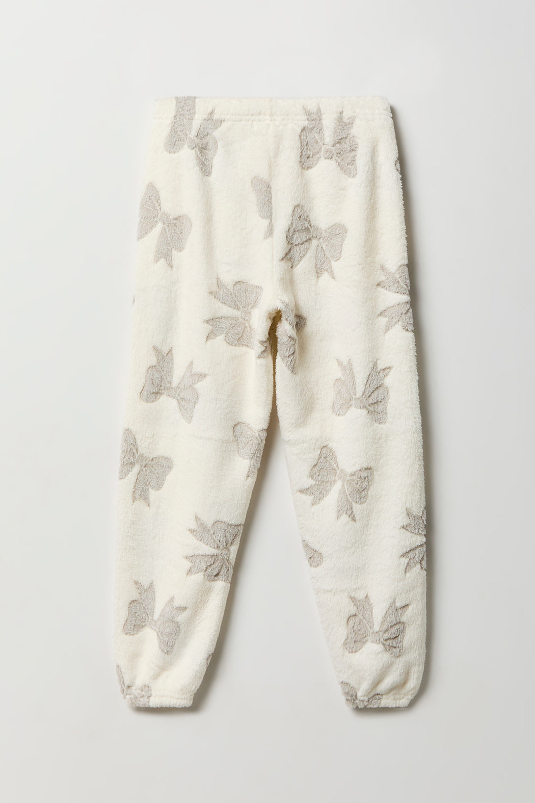 Vue alternative 5. Ensemble pyjama avec t-shirt imprimé et jogger en peluche pour fille