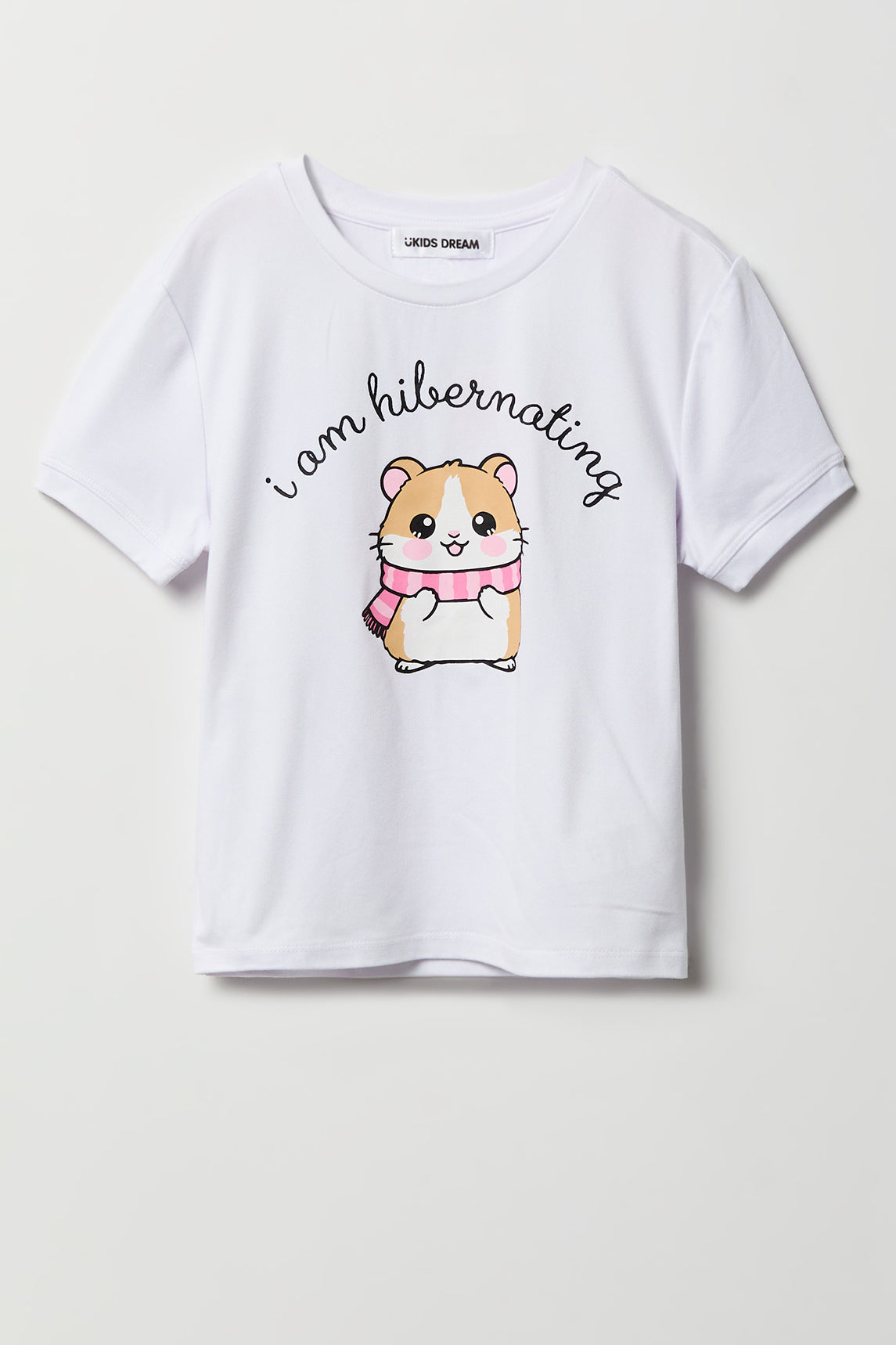 Vue alternative 2. Ensemble pyjama avec t-shirt imprimé et jogger en peluche pour fille