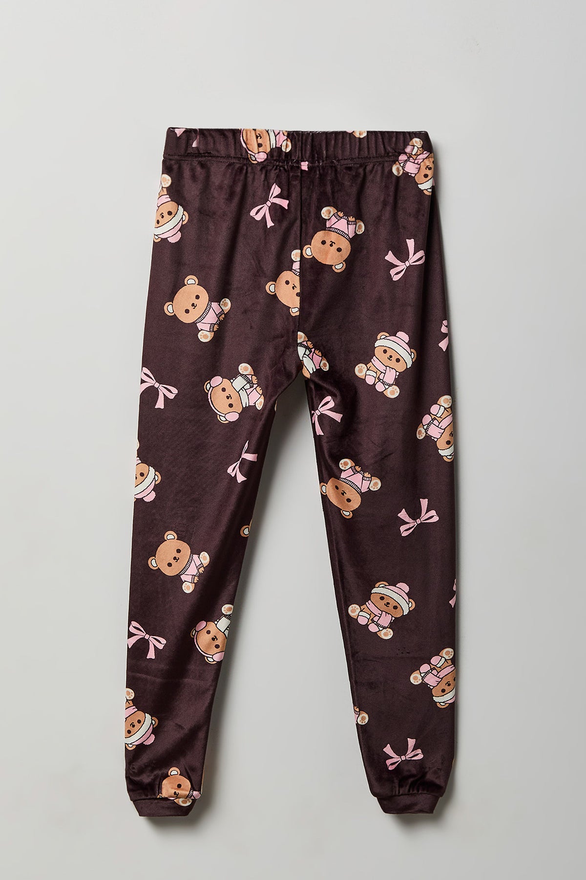 Vue alternative 5. Ensemble pyjama vec t-shirt imprimé et jogger en velours pour fille