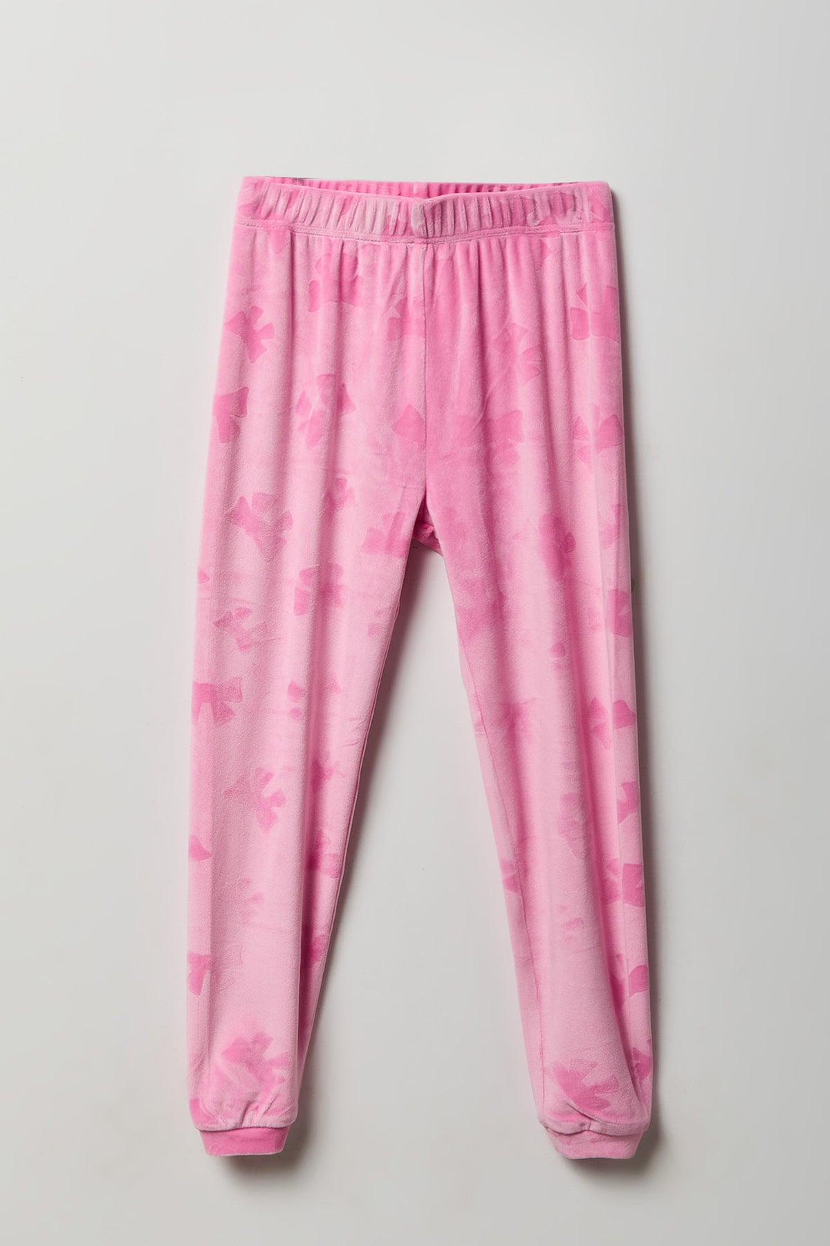 Vue alternative 4. Ensemble pyjama vec t-shirt imprimé et jogger en velours pour fille