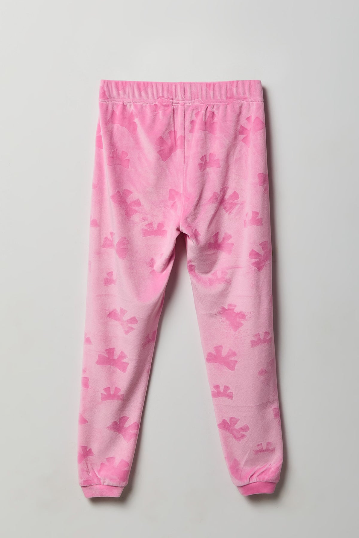 Vue alternative 5. Ensemble pyjama vec t-shirt imprimé et jogger en velours pour fille