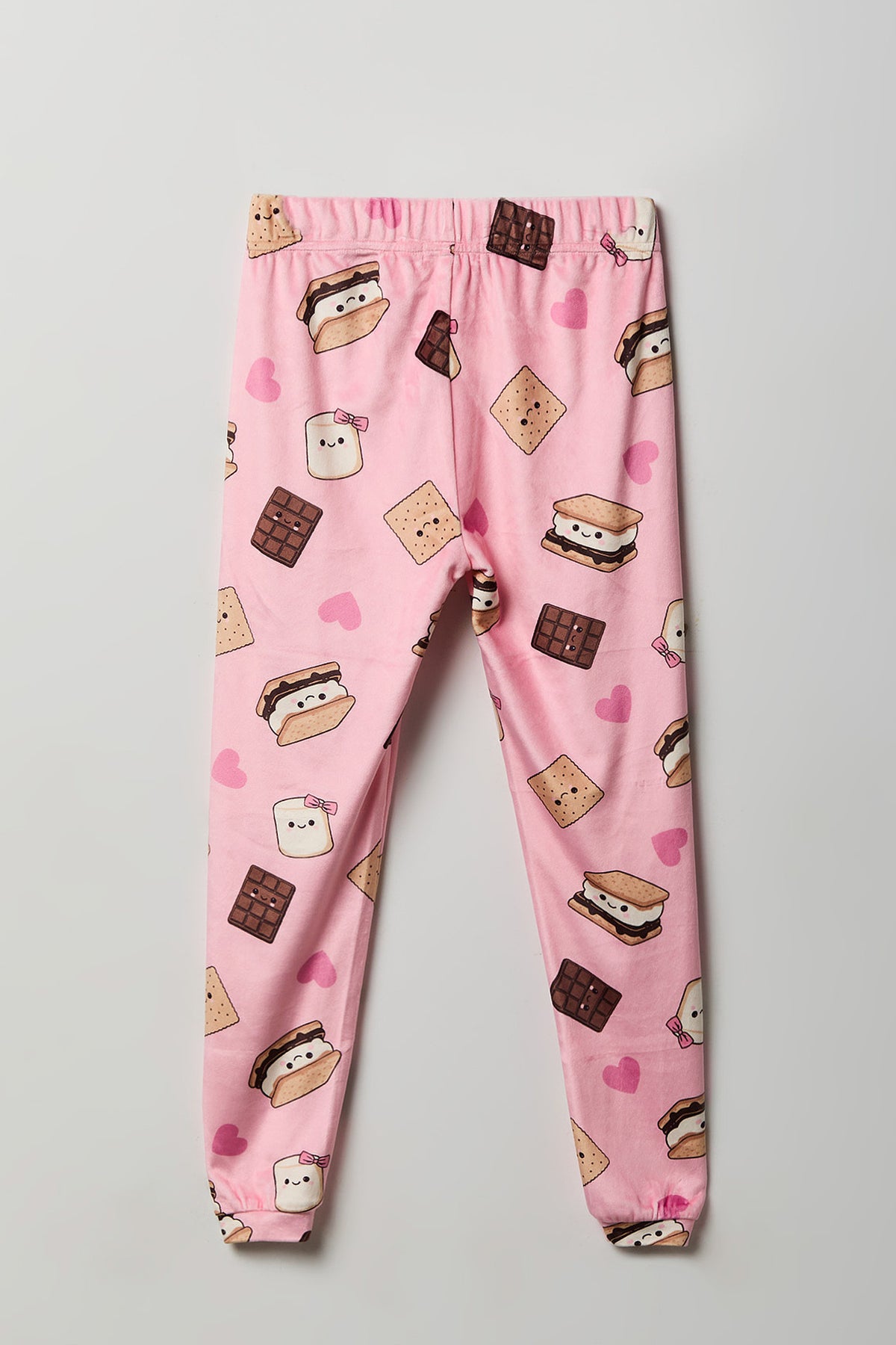Vue alternative 5. Ensemble pyjama vec t-shirt imprimé et jogger en velours pour fille