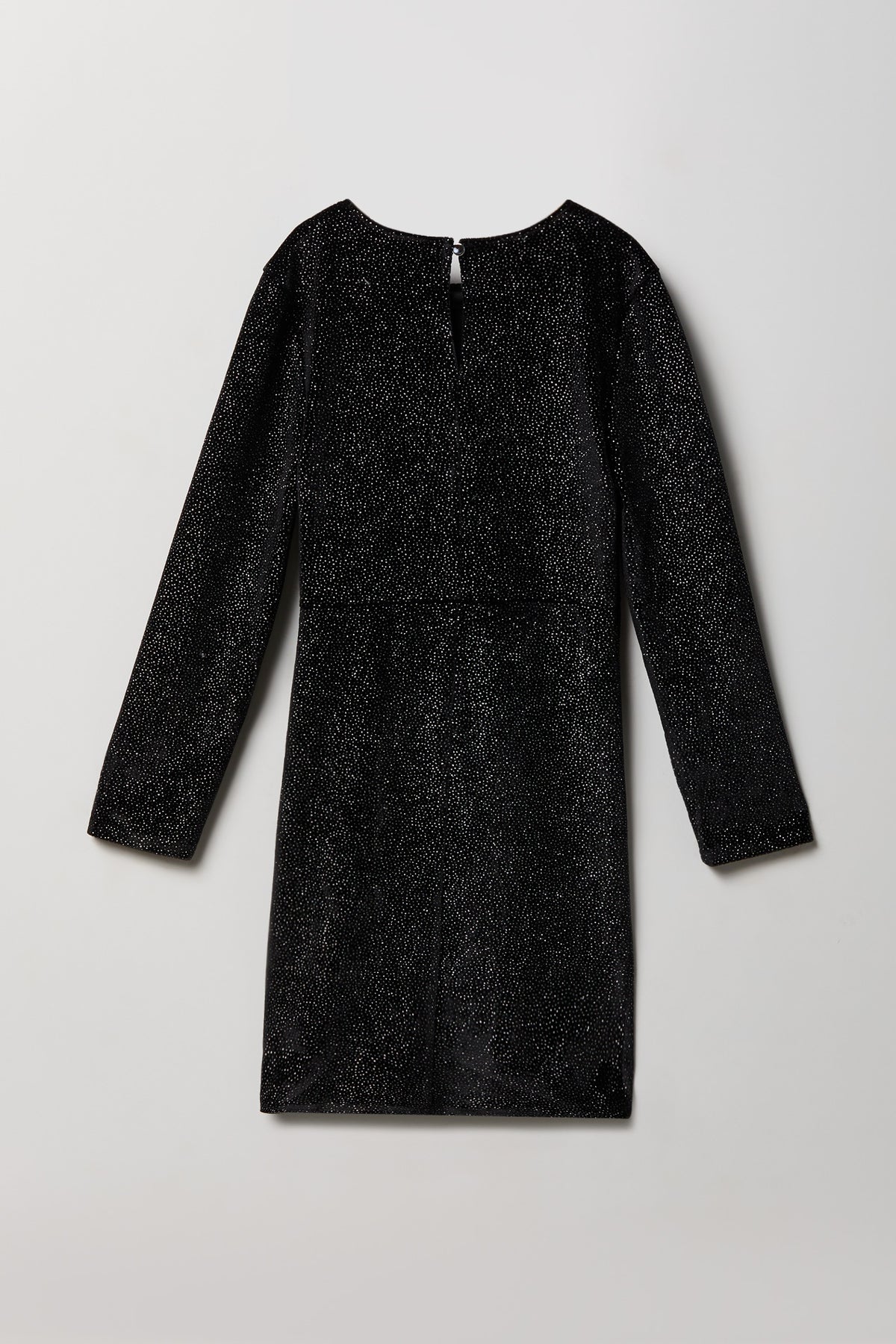 Vue alternative 2. Robe ruchée en velours scintillant pour fille