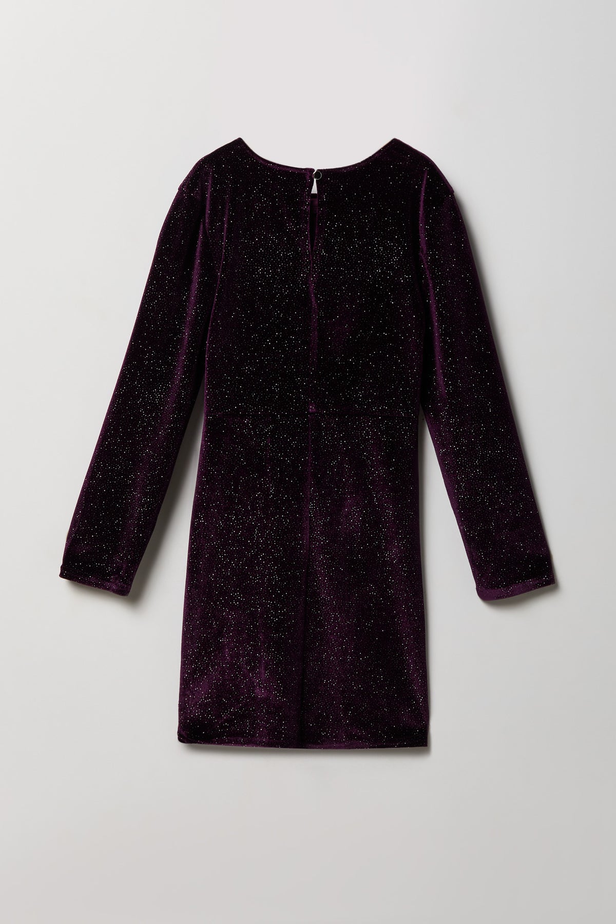 Vue alternative 2. Robe ruchée en velours scintillant pour fille