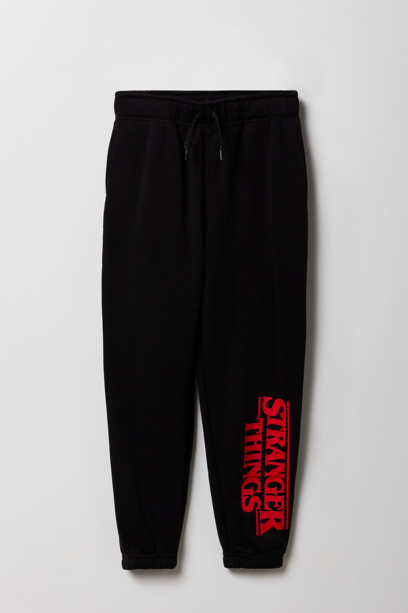 Girls Stranger Things Graphic Fleece Jogger