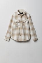 Boys Buttoned Up Plaid Top