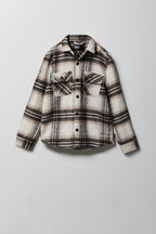 Boys Buttoned Up Plaid Top