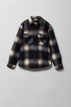 Boys Buttoned Up Plaid Top