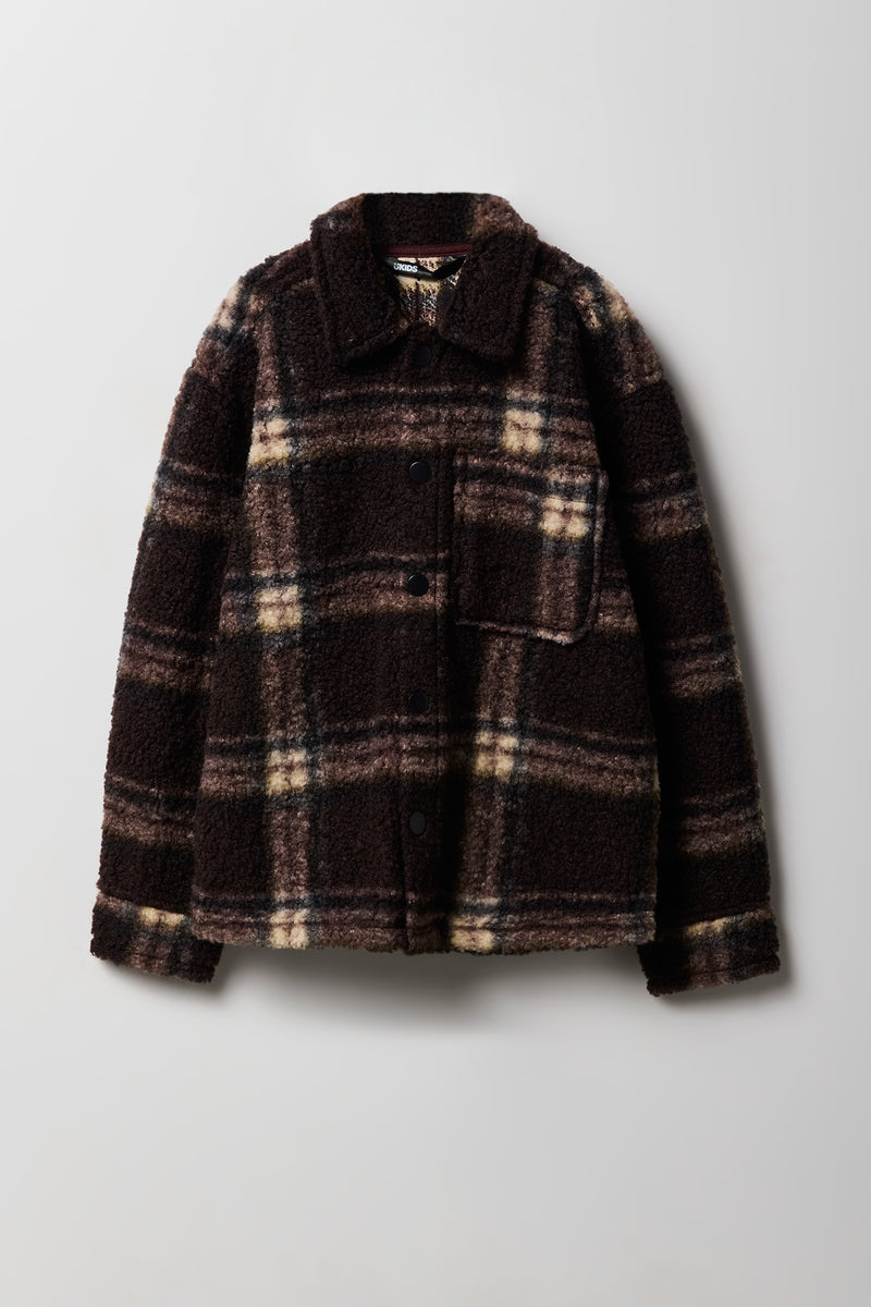 Boys Sherpa Shacket