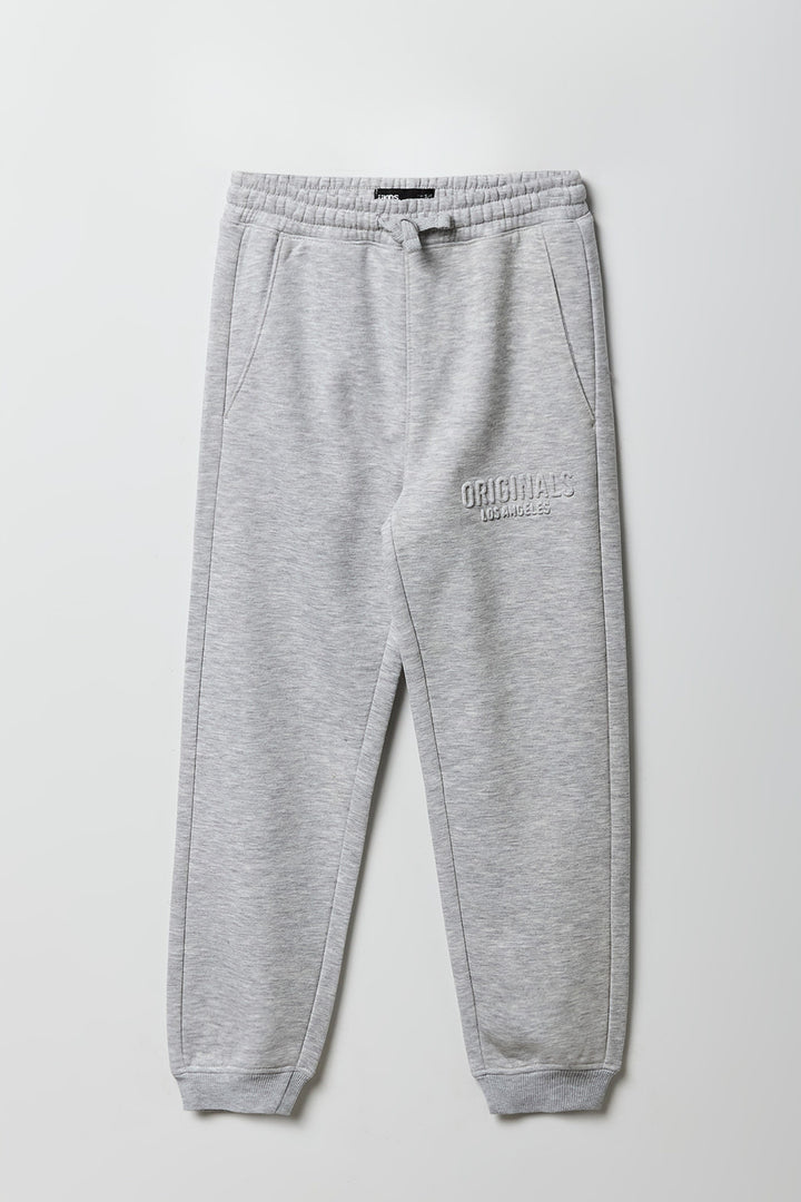 Boys Embossed Fleece Sweatpant