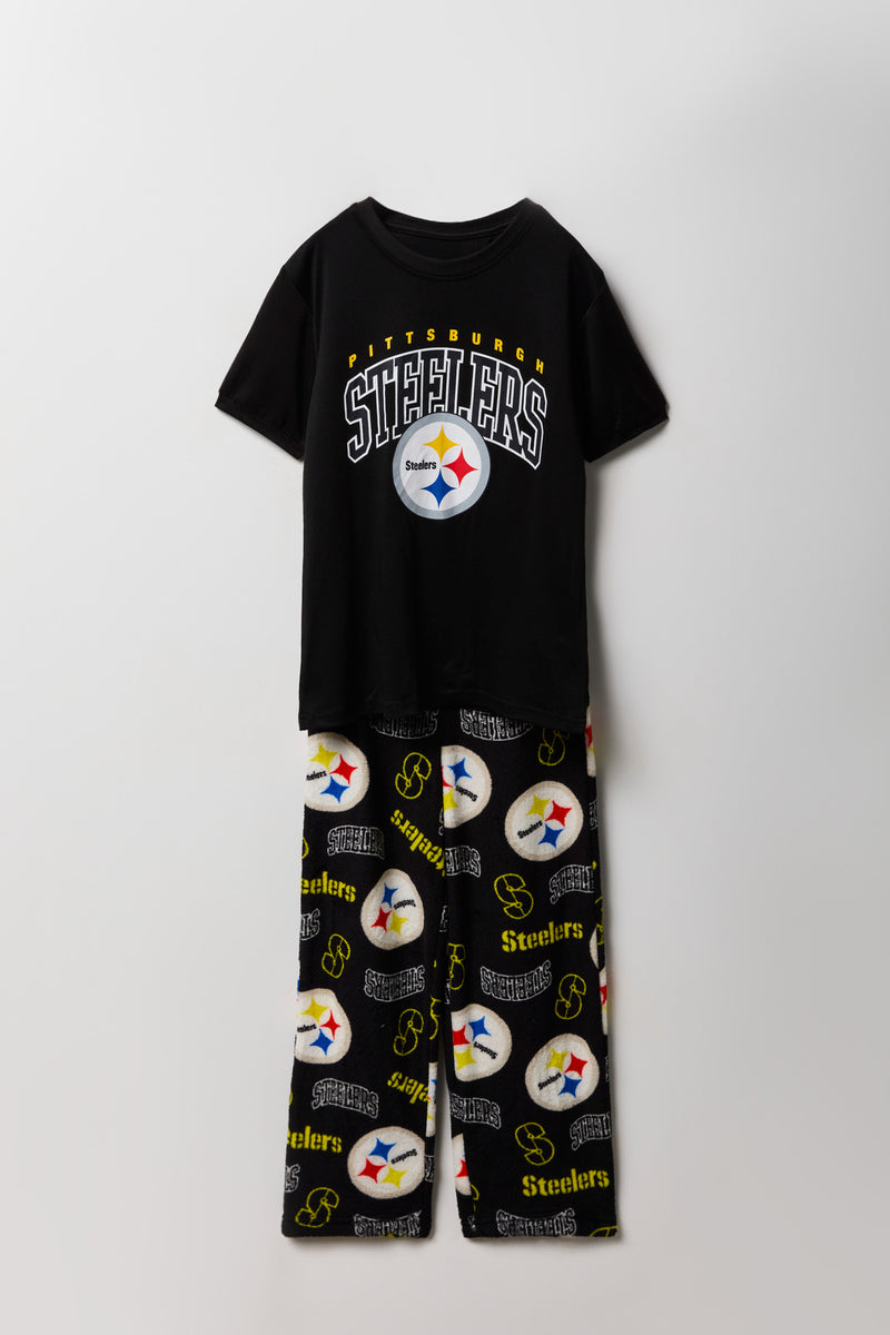 Kids Pittsburgh Steelers T-Shirt & Pant Pajama Set
