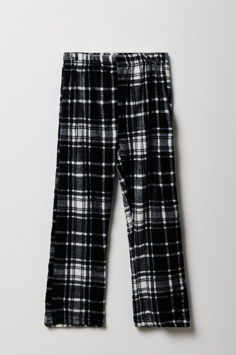 Pantalon de pyjama imprimé en peluche pour enfant