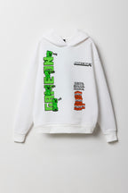 Kids Minecraft Graphic Fleece Hoodie