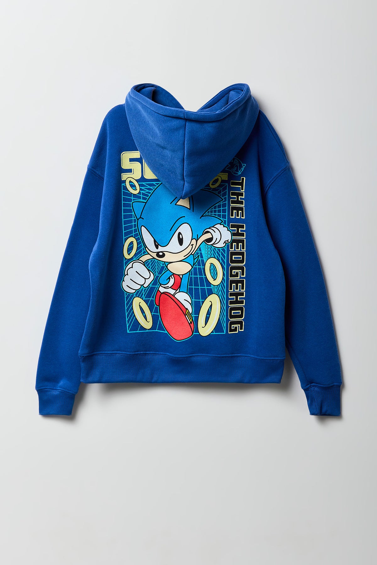 Kids Sonic Graphic Fleece Hoodie - Blue